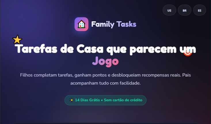 Sistema para organização familiar - Family Tasks V1.0